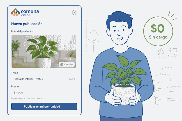 Formulario de publicación de un producto en el marketplace